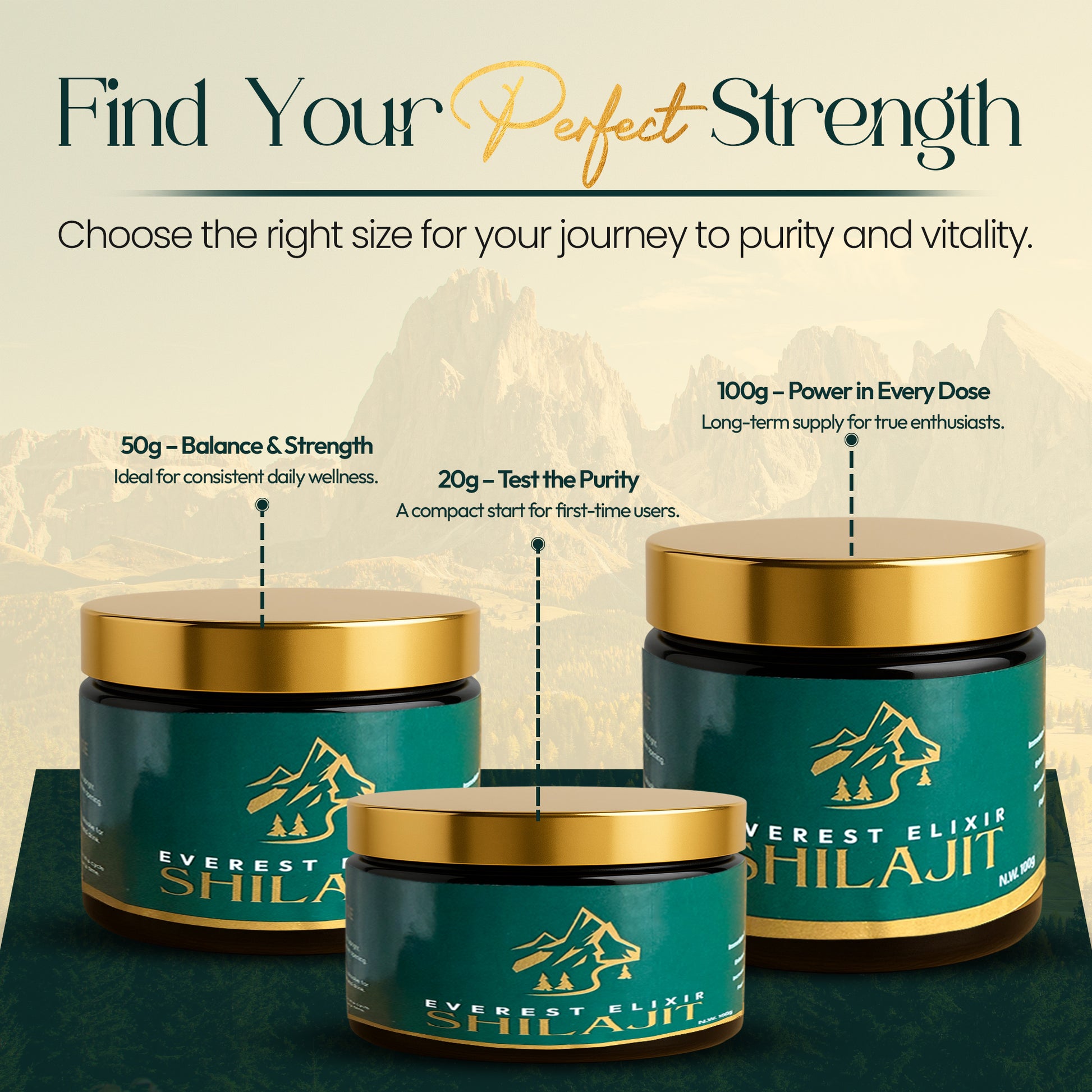 Everest Elixir Shilajit avalaible in 20g,50g,100g - EVEREST ELIXIR SHILAJIT